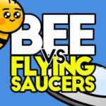 Bee vs flying saucers